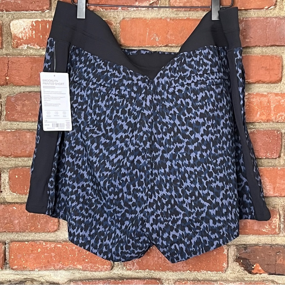 Athleta Nwt Women's Brookylyn Jogger shorts  lightweight size‎ 18 navy alvn - Picture 2 of 13